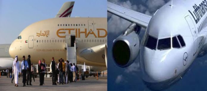 Accordo Lufthansa e Etihad Airways: partnership commerciale per catering e manutenzione